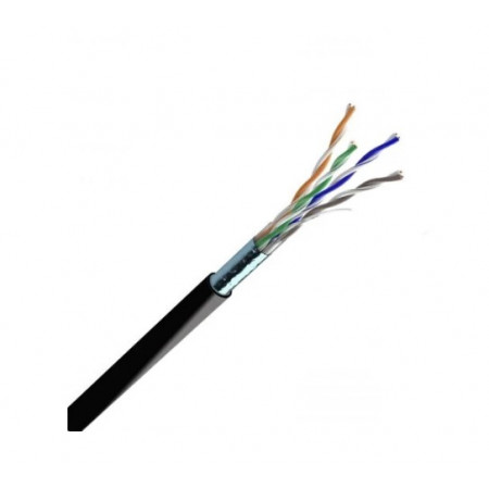 Cat. 5e F/UTP PE 4х2х24 AWG (72567) бухта 305м. Кабель витая пара ЗЗЦМ (FTP медь уличный)