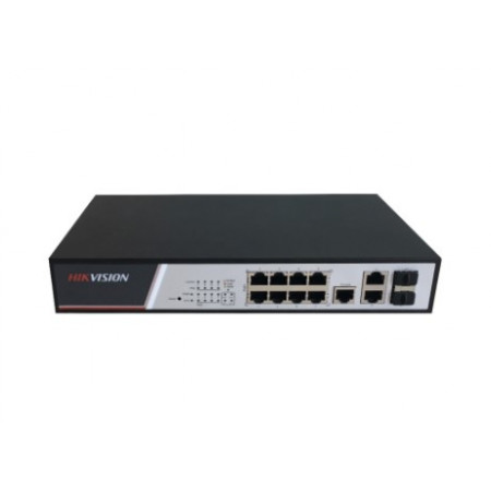 DS-3E2310P керований комутатор PoE з 8 портами Fast Ethernet