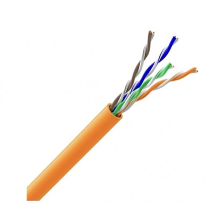 Cat. 5e U/UTP LSZH 4х2х24 AWG (7091010) бухта 305м Кабель вита пара ЗЗКМ (UTP мідь безгалогенний LSZH)