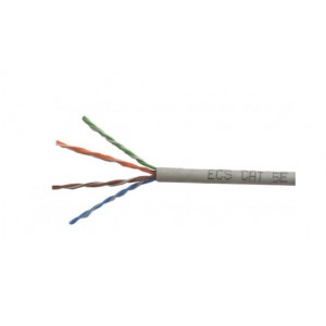 UTP cat 5E 4PR (0,50мм) CCA PVC W 305м=1 бхт DCG Витая пара