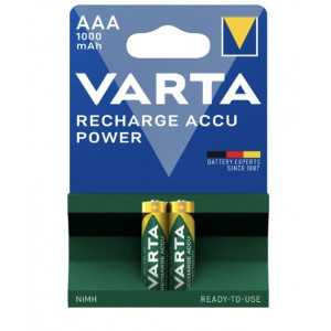 VARTA RECHARGEABLE ACCU AAA 1000mAh BLI 2 NI-MH (READY 2 USE) Аккумулятор