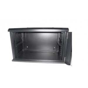 Hypernet WMNC-9U-FLAT-AC-BLACK Шафа коммутаційна настінна 9U 600x450