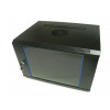 Hypernet WMNC66-15U-FLAT-AC-BLACK Шафа комутаційна настінна 15U 600x600 розбірна чорна