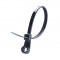 APRO 4х150 Стяжка кабельна з кiльцем чорна (пач. 100 шт.). Photo 1
