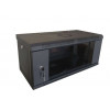 Hypernet WMNC-350-4U-FLAT-BLACK Шафа коммутаційна настінна розбірна чорна