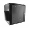 Hypernet WMNC66-12U-FLAT-BLACK 12U 600x600 Шафа коммутаційна настінна розбірна