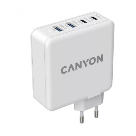 Canyon H-65 white (GAN 100W) Сетевое зарядное устройство