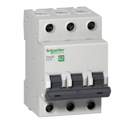 Schneider Electric EZ9F34320 Easy9, 3p, 20A C Автоматичний вимикач