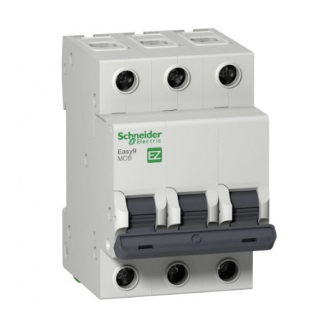 Schneider Electric EZ9F34363 Easy9, 63A C Автоматический выключатель