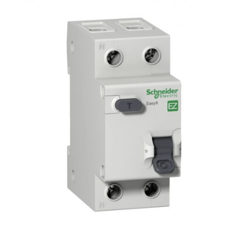 Schneider Electric EZ9D34632 Easy9, 1Р+N, 32А 30мА AC Диференційний автоматичний вимикач