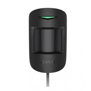 Ajax MotionProtect Plus Fibra black дротовий сповіщувач руху
