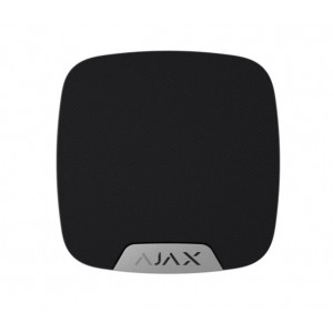 Ajax HomeSiren S (8PD) black Бездротова сирена з клемою для додаткового світлодіода
