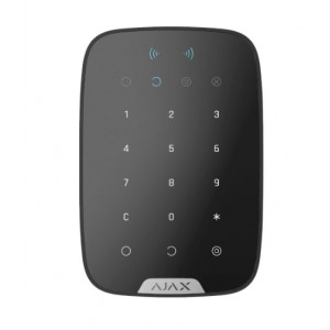 Ajax Keypad S Plus (8PD) black Бездротова клавіатура з підтримкою захищених карток і брелоків