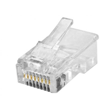 Tyco RJ-45 8P8C UTP Cat-5 (TCRJ45-UTP) Коннектор (100 шт/уп.) Q100, Box