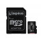 Kingston 64GB microSDXC Canvas Select Plus 100R A1 C10 Card + ADP Карта пам'яті. Photo 1
