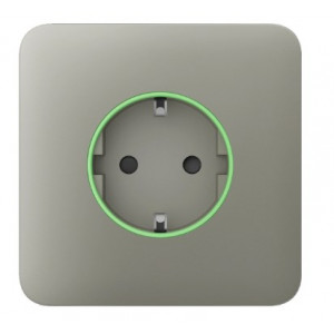 Ajax SoloCover (smart) [type F] [55] ASP olive фронтальная панель
