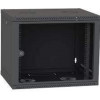 IPCOM 12U 600x600 Шкаф телекоммуникационный двери стекло (черный)