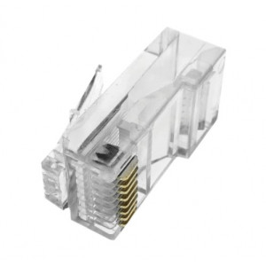 Merlion RJ-45 8P8C UTP Cat-5 Q100 Brown Конектор (100 шт/уп.)