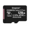 Kingston microSD 128GB C10 UHS-I R100MB/s + SD Карта пам'яті. Photo 1