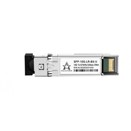 ALISTAR SFP-10G-LR-BX-U SFP+ 10G BASE-BX 1SM WDM LC 20KM TX1270/RX1330nm DOM Модуль