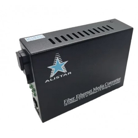 ALISTAR X3S 100M 10/100BASE-T RJ-45 - 100BASE-FX 1SM WDM SC 20KM TX1310/RX1550nm Медіаконвертор