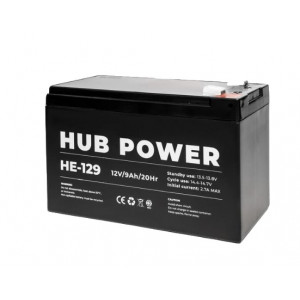 Hub Power HE-129 12V 9AH Акумуляторна батарея