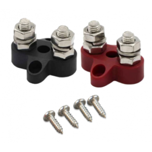 Victron Energy Dual Terminal Stud M8-linked set (1 red/1 black) Подвійний набір клем M8