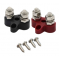 Victron Energy Dual Terminal Stud M8-linked set (1 red/1 black) Подвійний набір клем M8. Photo 1