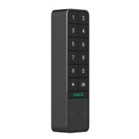 Ajax KeyPad Outdoor Jeweller (8EU) ASP black Бездротова клавіатура