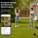 IP PTZ-відеокамера з WiFi 4Mp+4Mp Light Vision VLC-9304WI/2C (Tuya) f=4mm, ІЧ+LED-підсвічування, з мікрофоном
