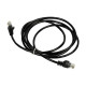 Патч-корд мережевий гігабітний Trinix UTP, RJ-45, CAT.5 10m Black
