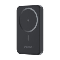 Повербанк 5000mAh Choetech B709 Black PD3.0 бездротова магнітна зарядка