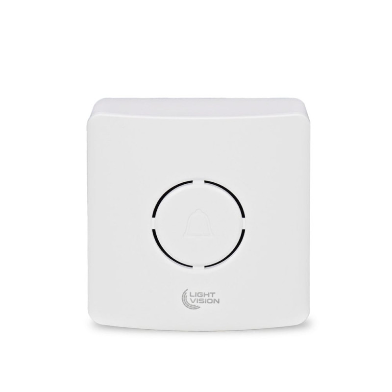 Дверний WiFi дзвінок Light Vision VLC-DR10T(Tuya) White з ІЧ-датчиком руху
