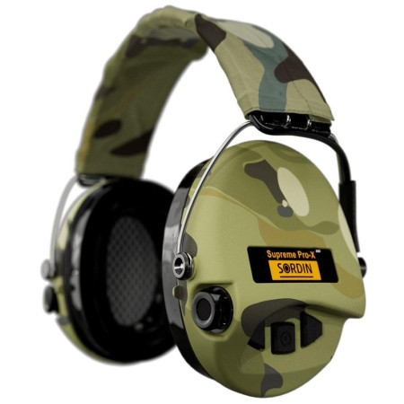 Активні навушники для стрільби Sordin Supreme Pro-X LED Multicam з LED-ліхтариком