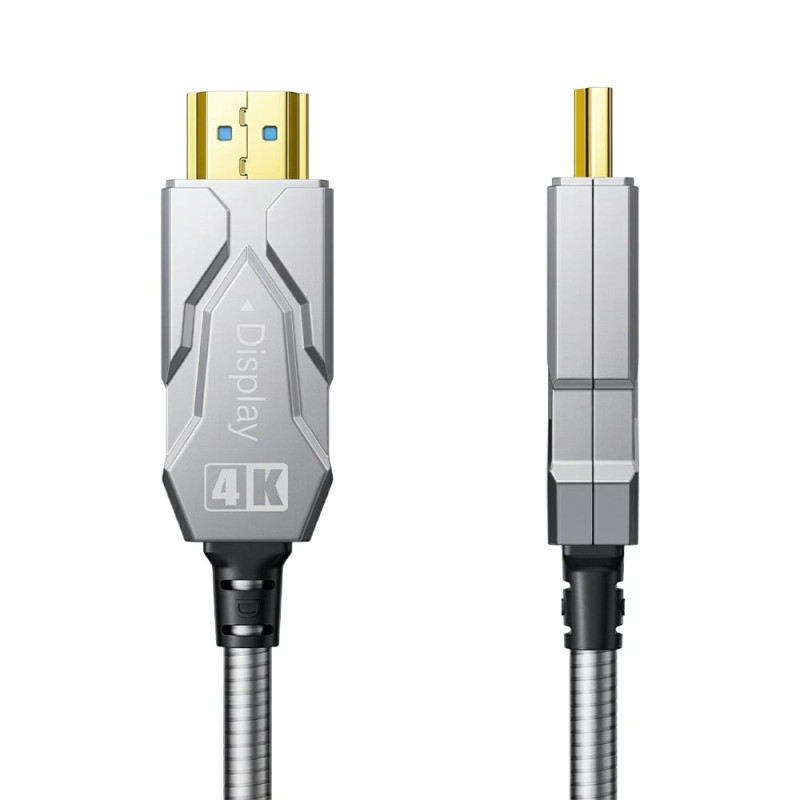Кабель оптичний армований HDMI 2.0 100m Dtech DT-HF2100K