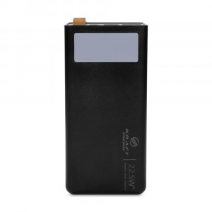 Повербанк 50000mAh Power Bank Kraft KPB-2350FCL Black 22.5W QC3.0 LED-ліхтар