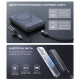 Повербанк 10000mAh Choetech B862 Grey 22.5W QC3.0 PD3.0 бездротова магнітна зарядка MagSafe