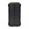 Повербанк з сонячною панеллю 20000mAh Power Bank Kraft KPB-U2230WFCSL Orange бездротова зарядка LED-ліхтар. Photo 1