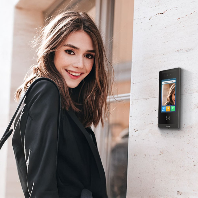 IP-відеопанель багатоабонентська 2Mp Akuvox E18C з екраном 7