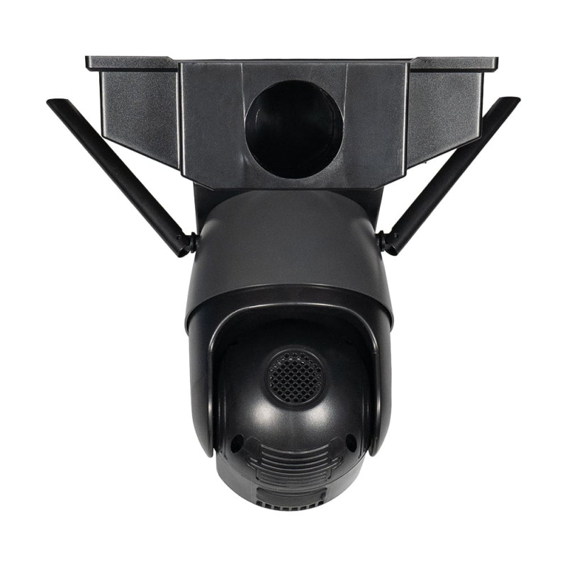 IP PTZ-відеокамера автономна з WiFi, прожектором та сонячною панеллю 3Mp+3Mp+3Mp Light Vision VLC-1030WIA10ZL/2C (Lamp+Solar) f=4mm, на акумуляторних батареях