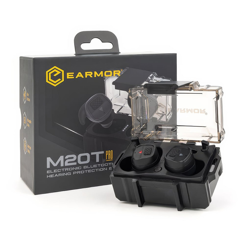 Активні захисні навушники (беруші) Earmor M20T PRO Black з Bluetooth 5.4