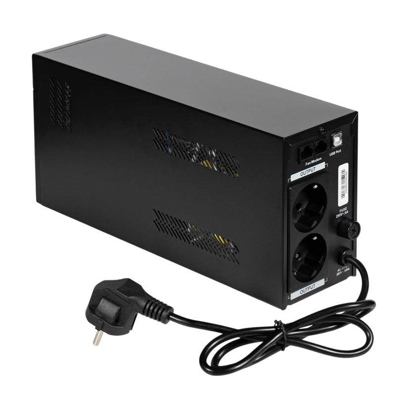 Джерело безперебійного живлення Kraft KRF-1200VA/720W(LED)LiFePO4 UPS