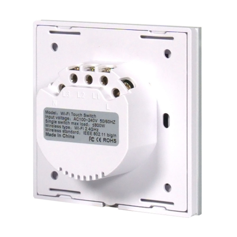 Розумний вимикач світла потрійний з WiFi Trinix TRX-LS03(WiFi)