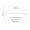 IP-відеокамера панорамна мультисенсорна 2Mp*8 TVT TD-6528M3 (D/PE/AR2) f=3.3mm