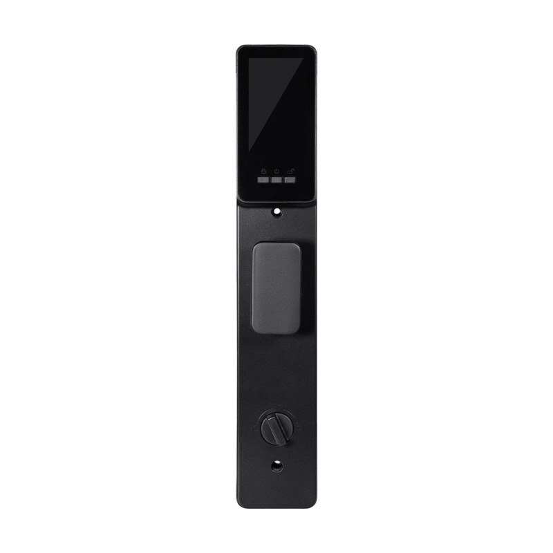 Замок біометричний автономний Trinix TRL-8803BTV Black L/R з Bluetooth та Wi-Fi, розпізнаванням облич, долоней, зчитувачем відбитків пальців і карт Mifare