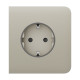 Фронтальна панель Ajax SideCover (basic) [type F] ivory/слонова кістка для розетки Outlet (type F)