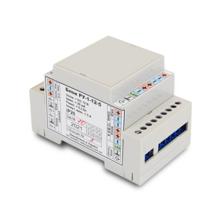 Блок розширення і посилення звукового сигналу FONTE РУ-1-12-5 для системи активного мовного оповіщення GOLOS-2