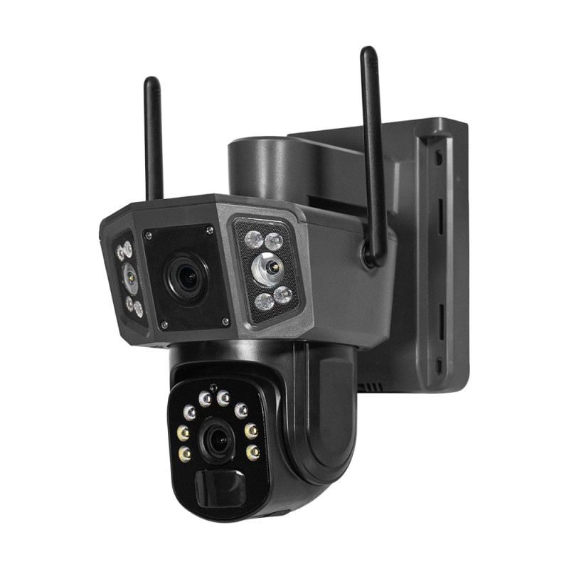 IP PTZ-відеокамера автономна з 4G та сонячною панеллю 3Mp+3Mp Light Vision VLC-9230IG/2C3S (Solar) f=4mm, на акумуляторних батареях