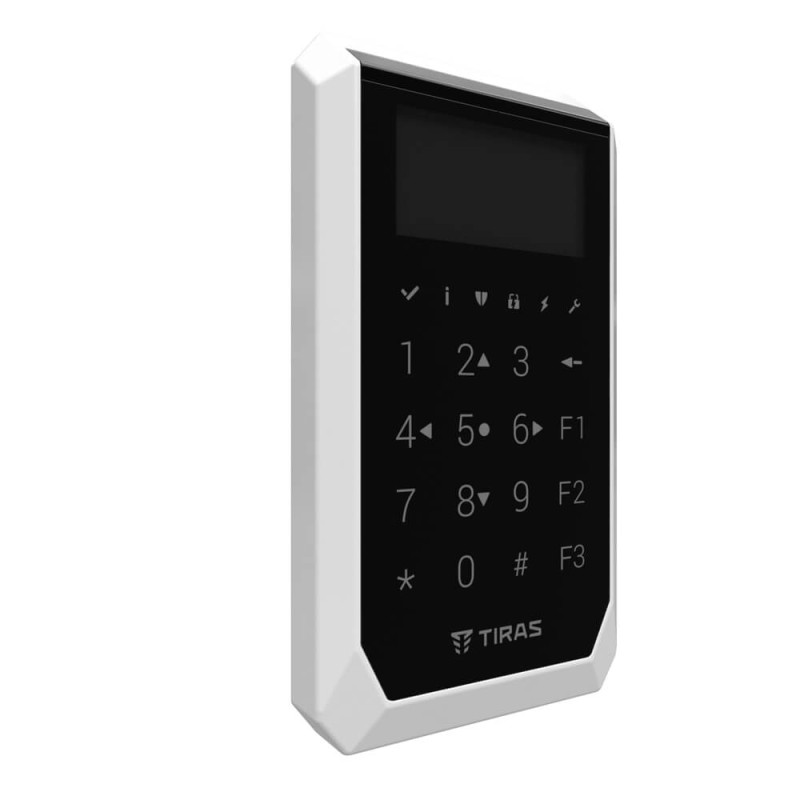 Клавіатура Tiras K-PAD OLED+ Black з OLED-дисплеєм та вбудованим зчитувачем NFC/Mifare