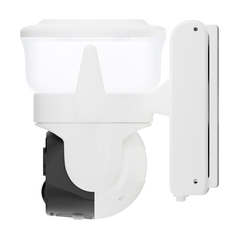 IP PTZ-відеокамера автономна з WiFi, прожектором та сонячною панеллю 3Mp Light Vision VLC-6103WLS White (Lamp+Solar) (CareCam Pro) f=3.6mm, на акумуляторних батареях